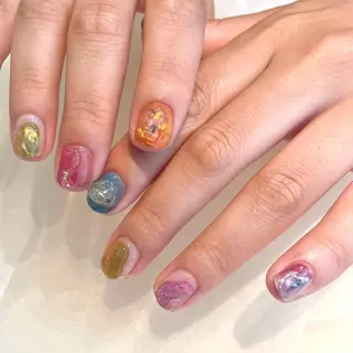 ネイル 新井 ひなののネイルデザイン