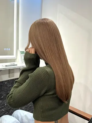 ロング パーマ Oto.吉祥寺所属・メンズカット✂️山下 吉祥寺/透明感カラーのヘアスタイル