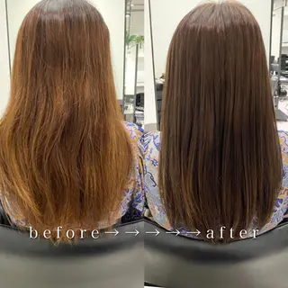 ロング カラー ヘアアレンジ 似合わせ専門美容師 なかじまのヘアスタイル