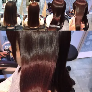 ミディアム セミロング ロング カラー Re:ta KANZOのヘアスタイル