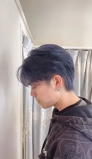 ショート カラー メンズ カラー特化美容師 なかもと たつひろのヘアスタイル