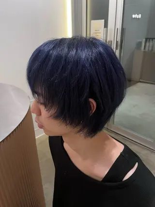 ショート カラー メンズ *♪ひなた ⋆カットモデル募集のヘアスタイル