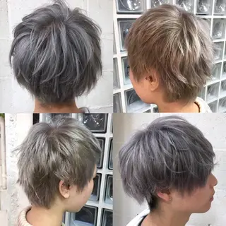 ショート カラー サロウィン柏所属・神山 昌子のヘアスタイル