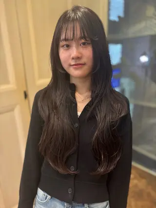 ロング ヘアアレンジ shizuki🌙 /ヘアカラーのヘアスタイル