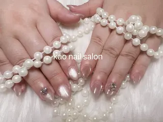 ネイル kao nail マグネット/長さだしのネイルデザイン