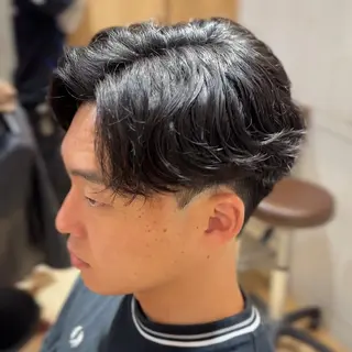 メンズ メンズカット/毛流れ メンズパーマ/ヤナイのヘアスタイル