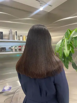 セミロング クルミ/ 💕ワンホンネイルのネイルデザイン