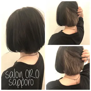 ショート カラー 平川 友希子のヘアスタイル