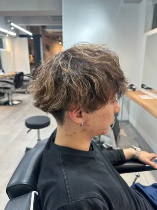 カラー パーマ メンズ 池田隼也 メンズ/パーマのヘアスタイル