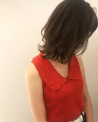 ミディアム カラー キッズ ショートボブ💗 ヤマネシオリのヘアスタイル