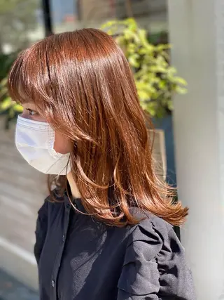 ミディアム 髪質改善 大内翔太のヘアスタイル
