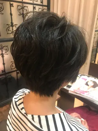 ショート ヘアサロンサンヒルズ所属・竹中 ゆいのヘアスタイル