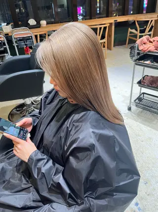 セミロング 🏅EIGHT難波/ 【店長】タモツのヘアスタイル