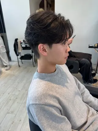 パーマ メンズ 山道 れんのヘアスタイル