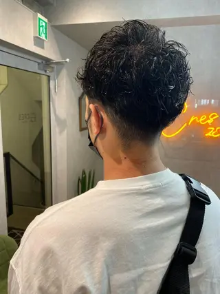 ショート パーマ メンズ XENA表参道 MIKUのヘアスタイル