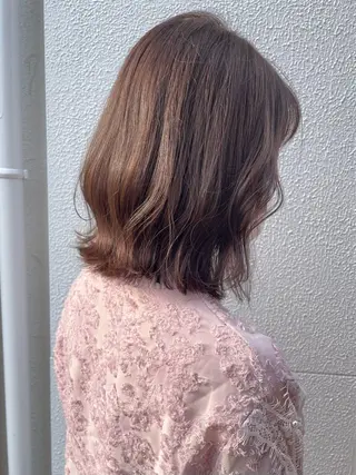 ミディアム 🌿透明感カラー 松本麻里奈🌼のヘアスタイル