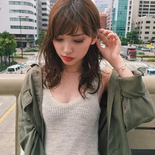 セミロング ボブ/レイヤー 🌟梅田盛一🌟のヘアスタイル