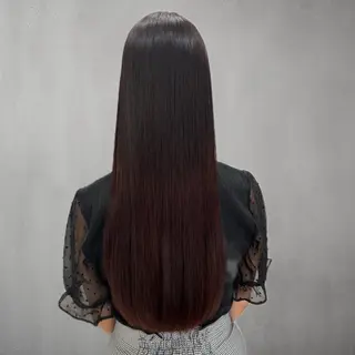 ロング カラー 丸山 早紀のヘアスタイル