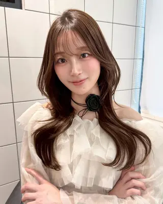 ミディアム 透明感×似合わせ 💗トレンドヘア💗のヘアスタイル