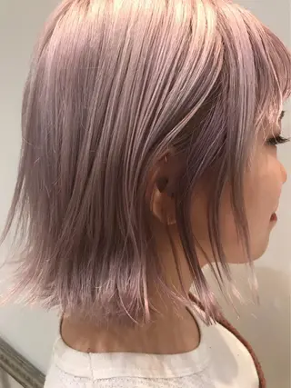 ミディアム カラー 透明感・艶カラー/ 坂田友梨奈のヘアスタイル