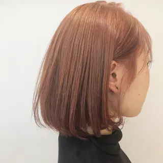 ミディアム カラー sano sayakaのヘアスタイル