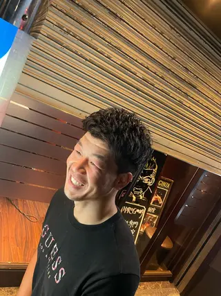 ショート パーマ 中越 仁一郎のヘアスタイル