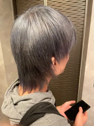 ミディアム カラー メンズ EMANON新宿南口所属・ケアブリーチ×艶カラ ー️🫧Shioriのヘアスタイル