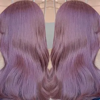 セミロング カラー 縮毛/レイヤー 韓国/橋口のヘアスタイル