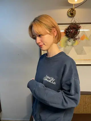 ショート カラー TO C所属・ボブ/ミディアム RIONAのヘアスタイル