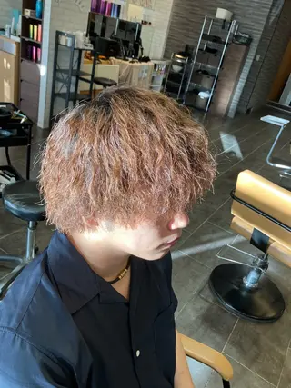 パーマ メンズ 谷口 莉々葵のヘアスタイル