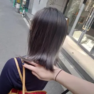 ミディアム カラー 髪質改善ストレート Kantaのヘアスタイル