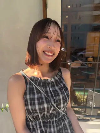 ミディアム パーマ ‎🤍江坂 ハヤシアヤナ‎🤍のヘアスタイル