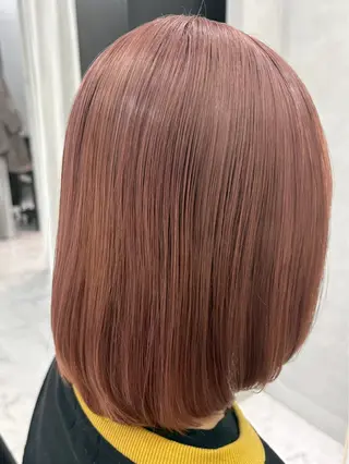 ミディアム カラー ハイトーン/韓国風/ 艶髪/吉祥寺のヘアスタイル