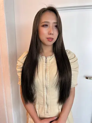 ロング カラー レイヤーカット/韓国 ヘア/ honokaのヘアスタイル