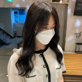 ロング カラー MOE🐈‍⬛🎀 エクステ/ワンホンのヘアスタイル