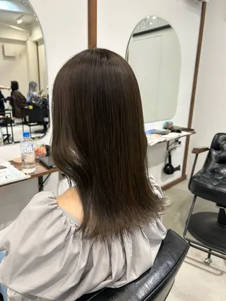 ミディアム カラー 透明感カラー🪽 mioのヘアスタイル