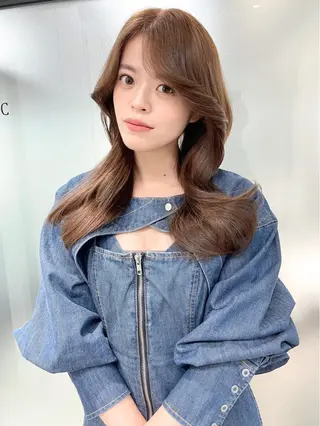 ロング 韓国レイヤーカット 髪質改善▫️水野有真のヘアスタイル