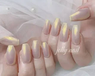 ネイル Jolly チップ長さだしのネイルデザイン