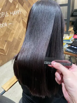 ロング 岩田 陸のヘアスタイル