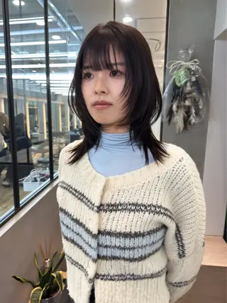 ミディアム ♥️ブリーチ/ボブ/ レイヤー♥️maiのヘアスタイル