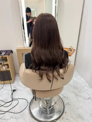 ロング 濱川響太レディース カットモデルのヘアスタイル