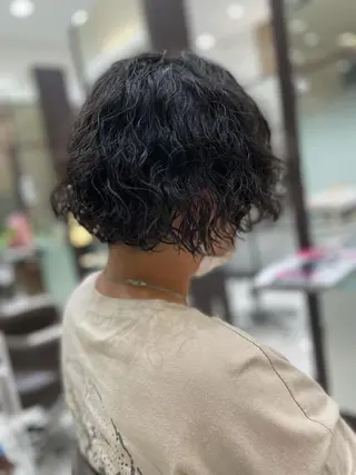 ミディアム パーマ peek-a-boo所属・勝野 裕憲のヘアスタイル