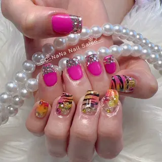 ネイル 💎CC・NaNa 韓国風ネイル🌙Cのネイルデザイン