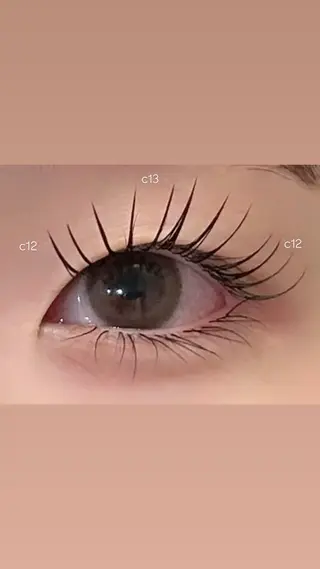 マツエク・マツパ seran EYELAのマツエク・マツパデザイン