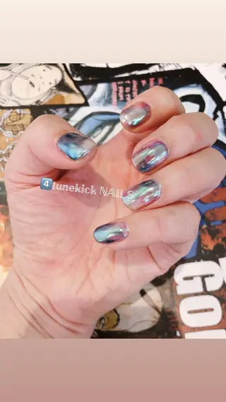 ネイル 4tunekick NAILS(フォーチュンキックネイルズ)所属・光森 淳子のネイルデザイン