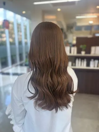 ロング カラー 垢抜けデザイナー/ 似合わせ/朝倉友香のヘアスタイル