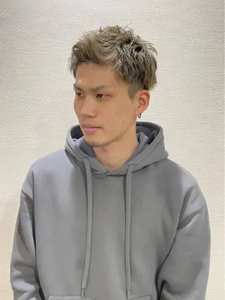 ショート カラー メンズ grAt所属・森 真伊希のヘアスタイル