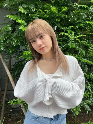 ロング ヘアアレンジ GO TODAY シェアサロン 表参道Flos店所属・nishi fuyumiのヘアスタイル