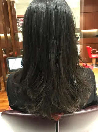 セミロング パーマ EARTH 志木店のヘアスタイル