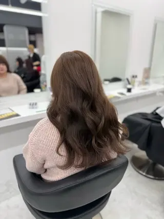 ロング カラー 🥂上品ワンホンヘア 🥂nozomiのヘアスタイル